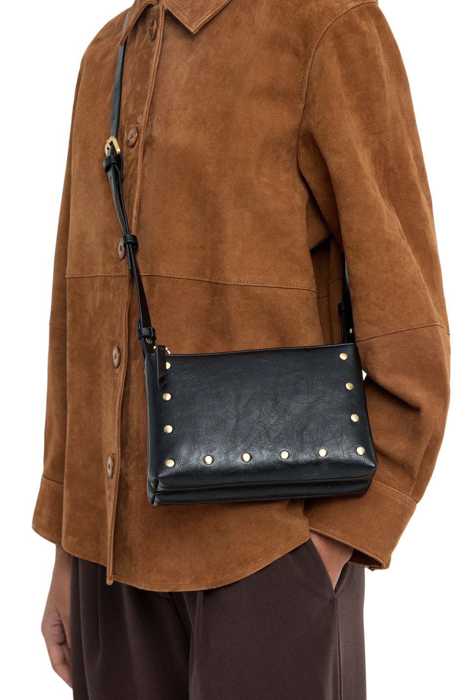 Женский Parfois Сумка с заклепками (цвет ), артикул 243804 | Фото 2