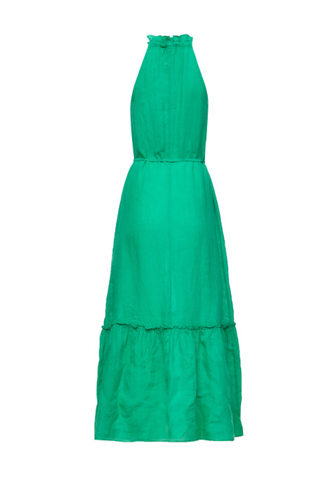 120% Lino Льняное платье с кулиской на горловине ( цвет), артикул V0W49CO0000115000 | Фото 2