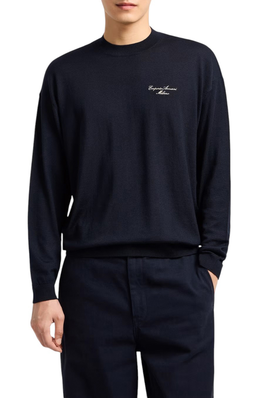 Мужской Emporio Armani Джемпер из шерсти (цвет ), артикул EM000903-AF14698 | Фото 3