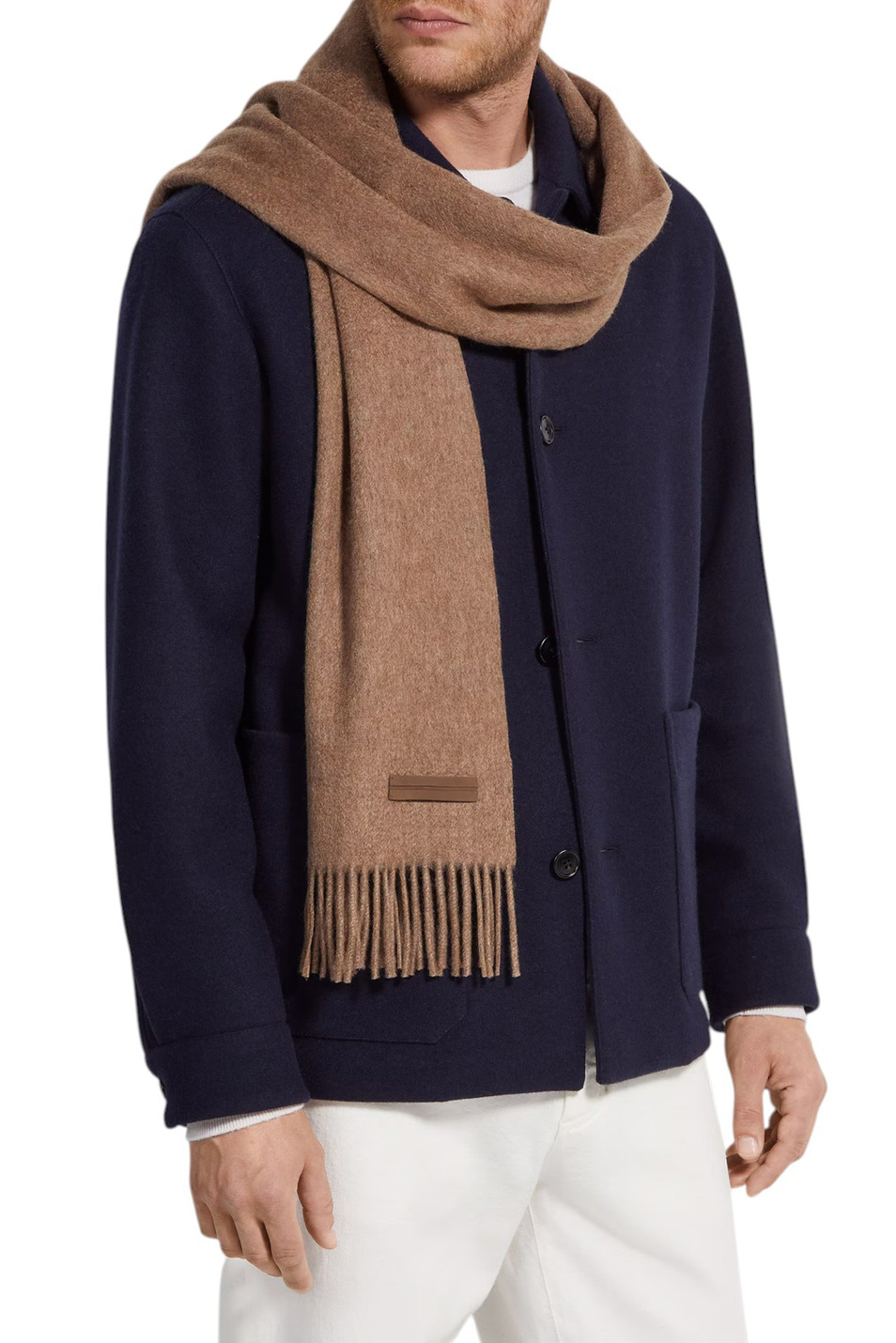 Мужской Zegna Шарф из кашемира (цвет ), артикул Z2L41SA2-26N-BR2 | Фото 3