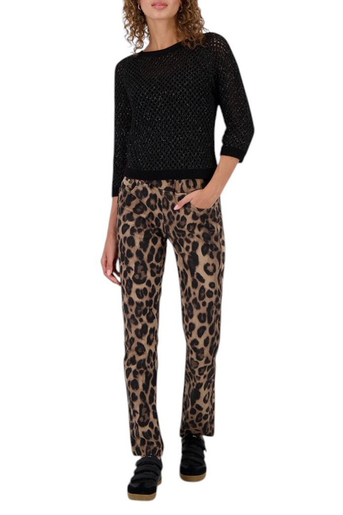 Джемпер с пайетками|Основной цвет:Черный Женский Monari Джемпер с пайетками (цвет ), артикул 808925 | Фото 2