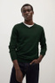 Mango Man Пуловер из натуральной шерсти WILLYV (Зеленый цвет), артикул 77052502 | Фото 3