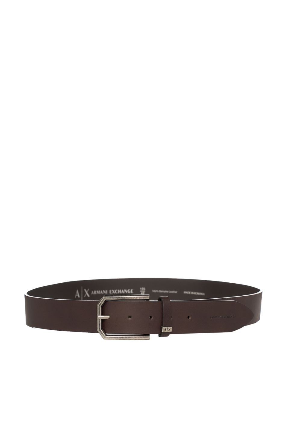 Ремень из натуральной кожи|Основной цвет:Коричневый Мужской Armani Exchange Ремень из натуральной кожи (цвет ), артикул XM001742-AF17991 | Фото 1
