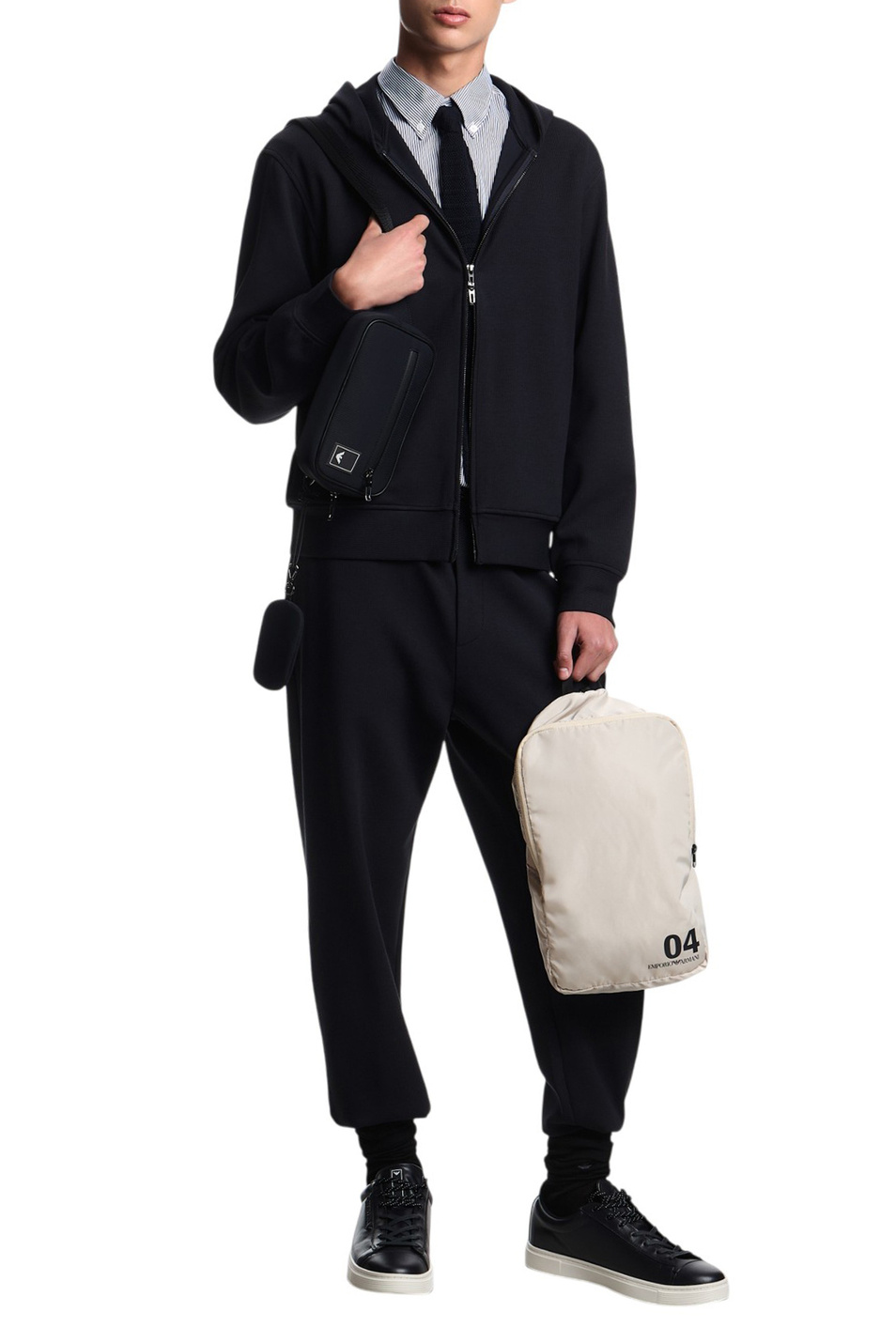 Мужской Emporio Armani Брюки с эластичным поясом (цвет ), артикул EM004514-AF13700 | Фото 3