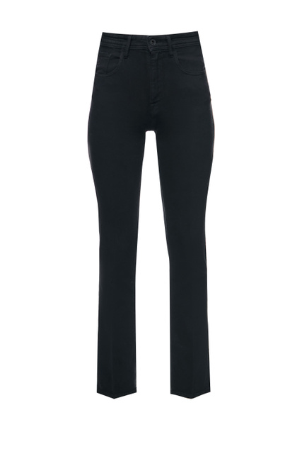 Однотонные джинсы из эластичного хлопка|Основной цвет:Черный|Артикул:VQ03001S3892 | Фото 1
