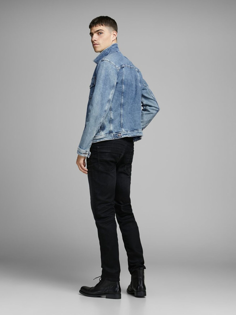 Мужской Jack & Jones Куртка джинсовая (цвет ), артикул 12154579 | Фото 5