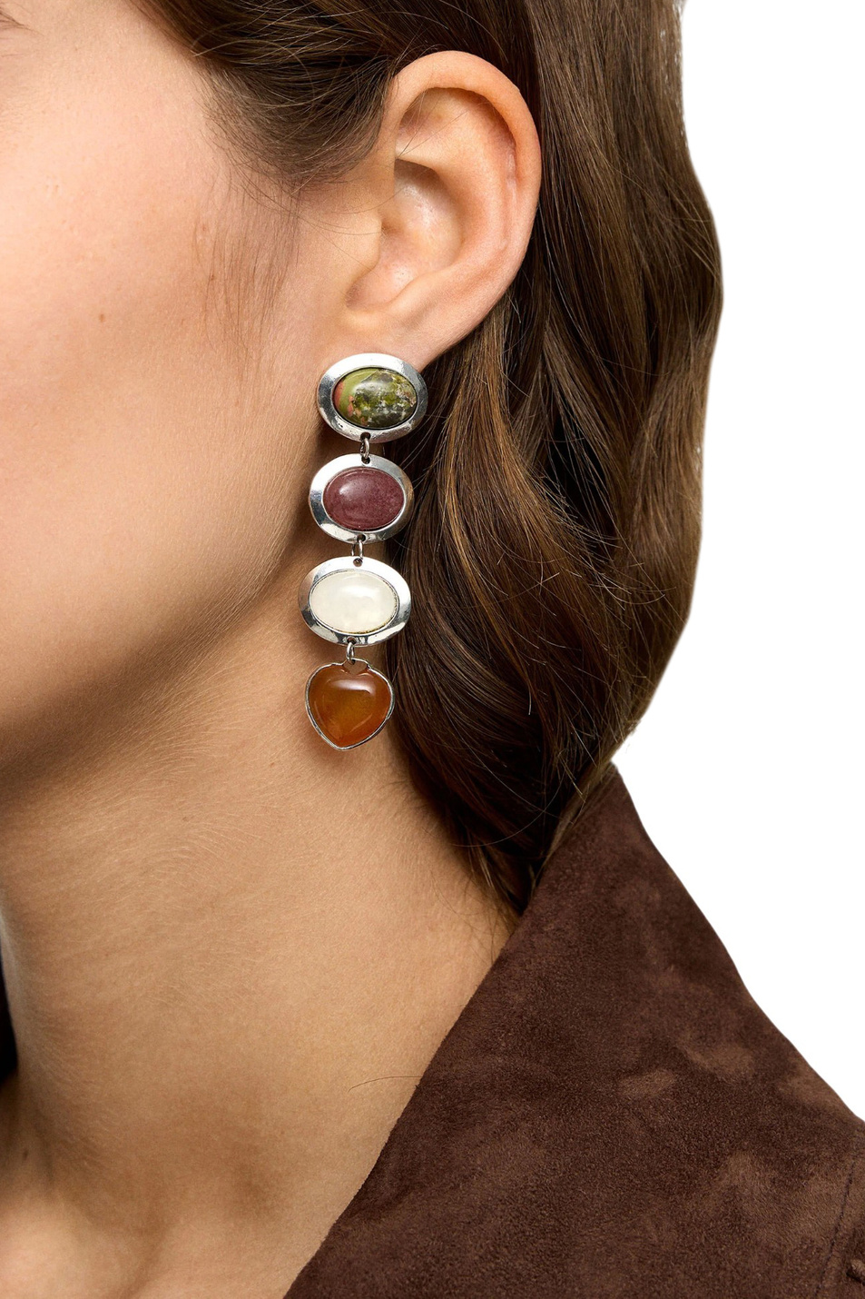 Женский Parfois Серьги с камнями (цвет ), артикул 245455 | Фото 3