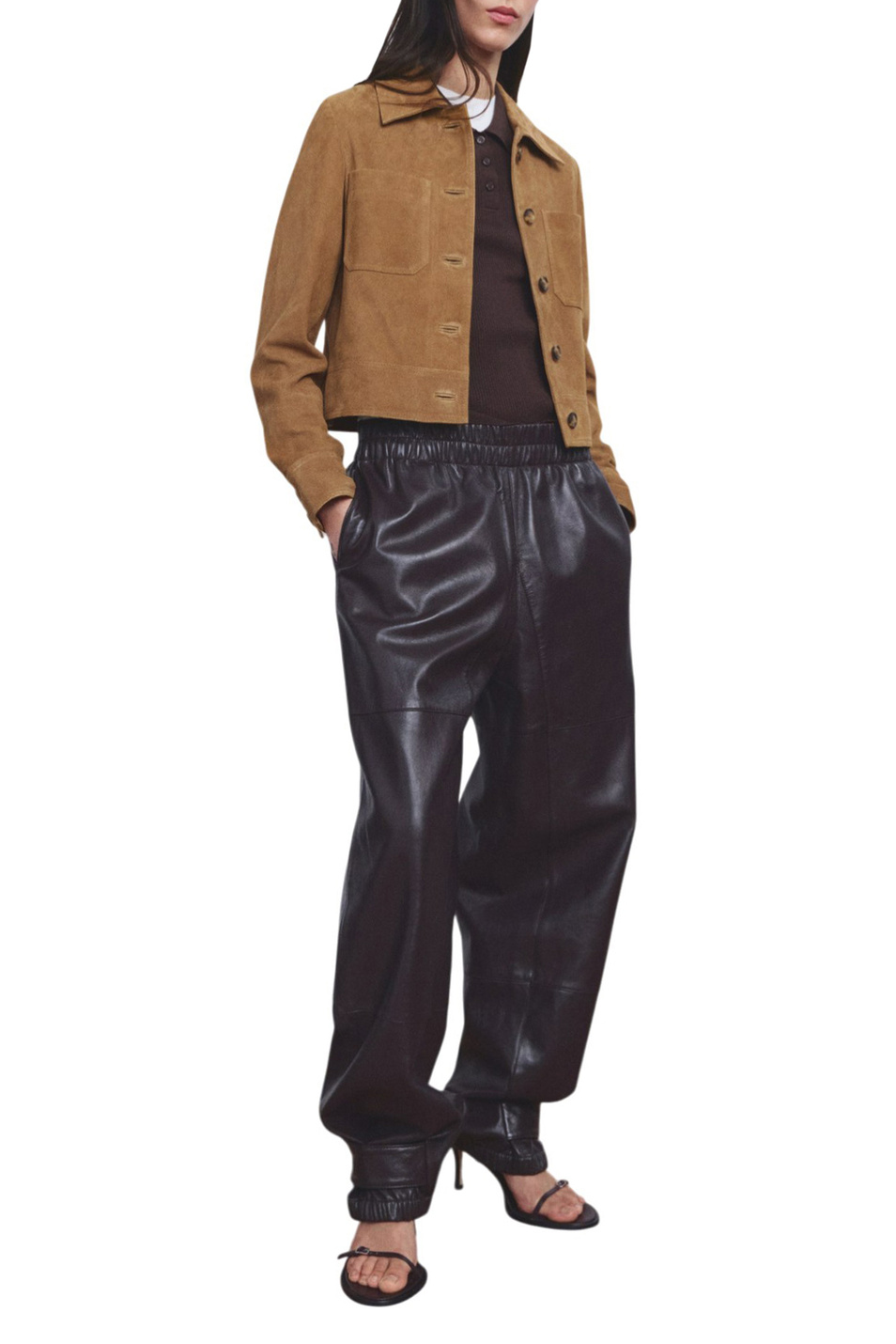 Женский Mango Куртка AVIGNON из натуральной замши (цвет ), артикул 27045813 | Фото 2