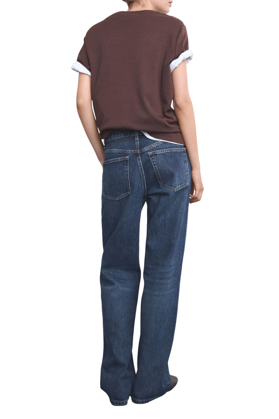 Женский Mango Джинсы MIAMI из хлопка (цвет ), артикул 17024104 | Фото 4