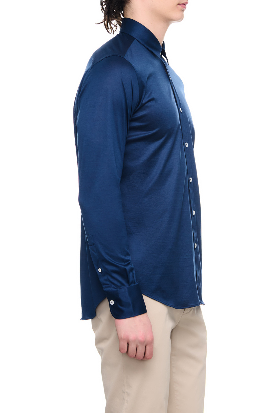 Мужской Canali Рубашка из натурального хлопка (цвет ), артикул L777GN02310 | Фото 3