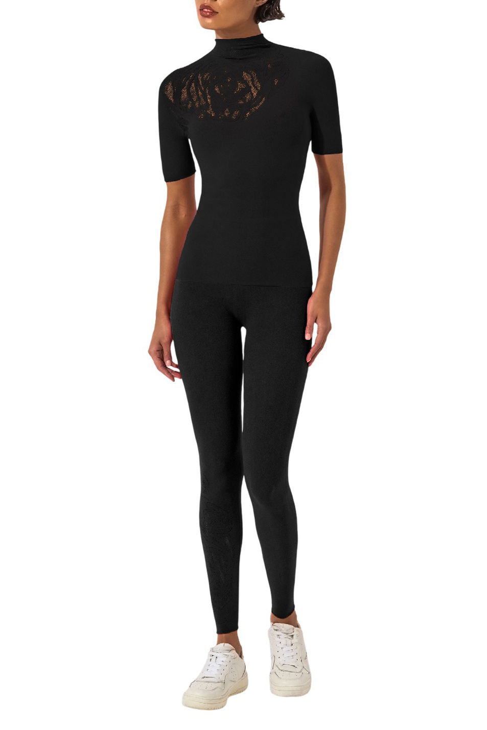 Женский Wolford Водолазка Rose Net (цвет ), артикул 53438 | Фото 3