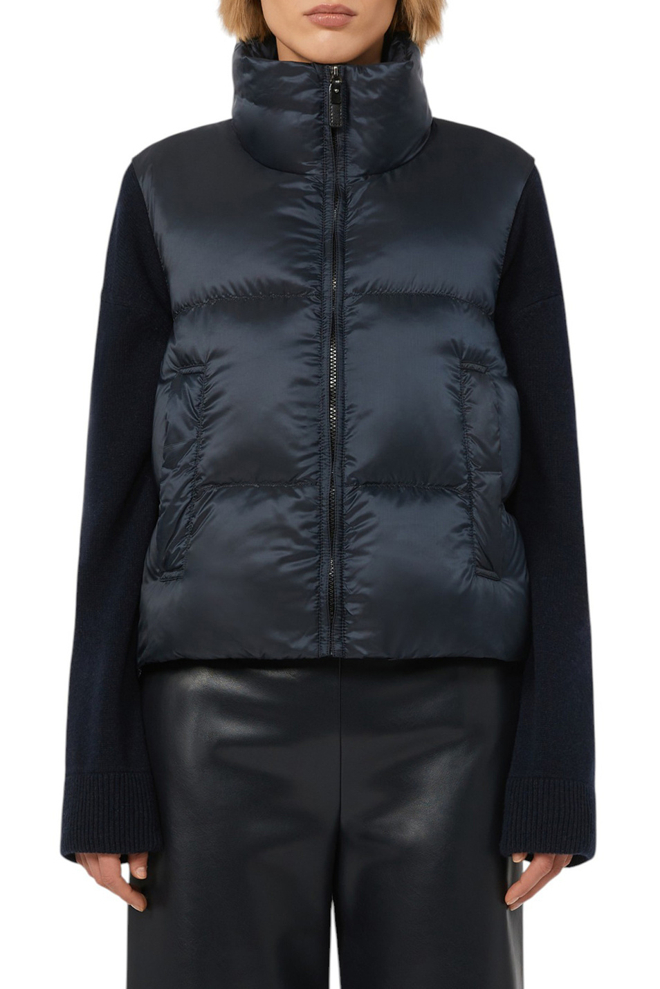 Жилет SEISMALL стеганый|Основной цвет:Синий Женский Max Mara Жилет SEISMALL стеганый (цвет ), артикул 2529296065 | Фото 4