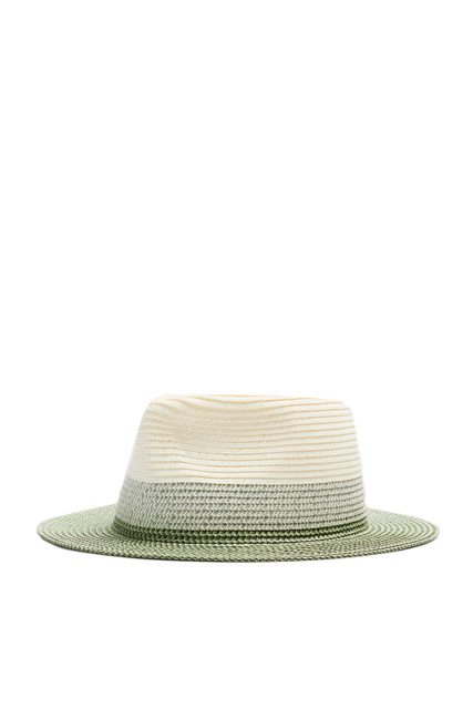Плетеная шляпа|Основной цвет:Зеленый|Артикул:195301 | Фото 1