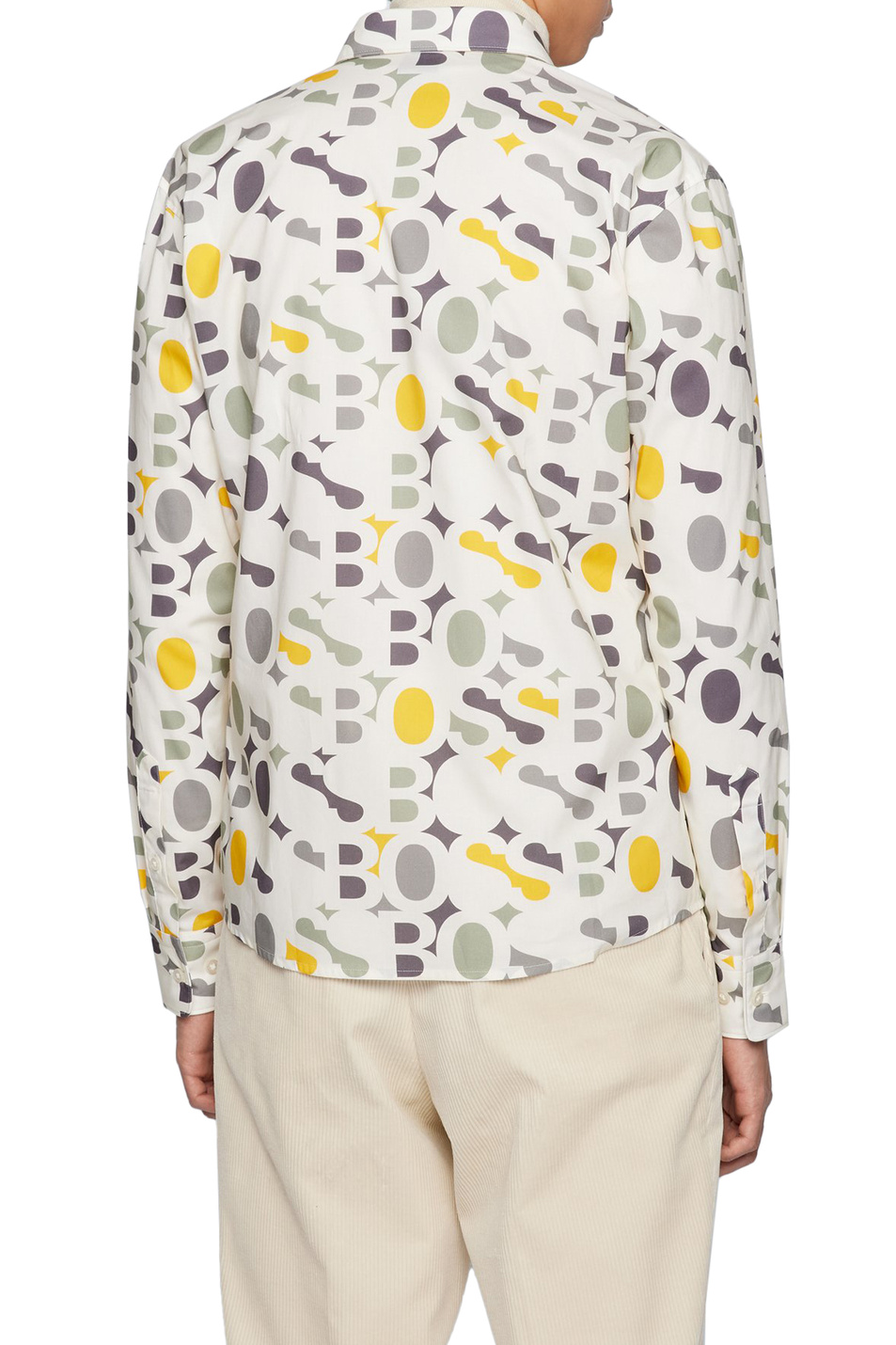 Мужской BOSS Рубашка приталенного кроя с принтом (цвет ), артикул 50464132 | Фото 4