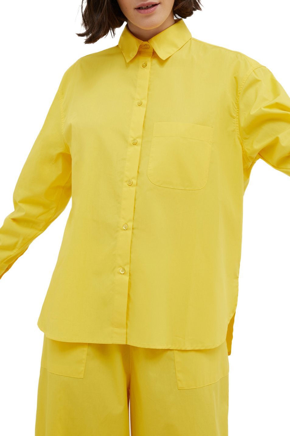 Женский MAX&Co. Рубашка VELOURS из натурального хлопка (цвет ), артикул 71111423 | Фото 3