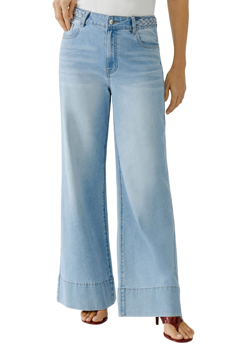 Женский OUI Джинсы из смесового хлопка (цвет ), артикул 96819 | Фото 4