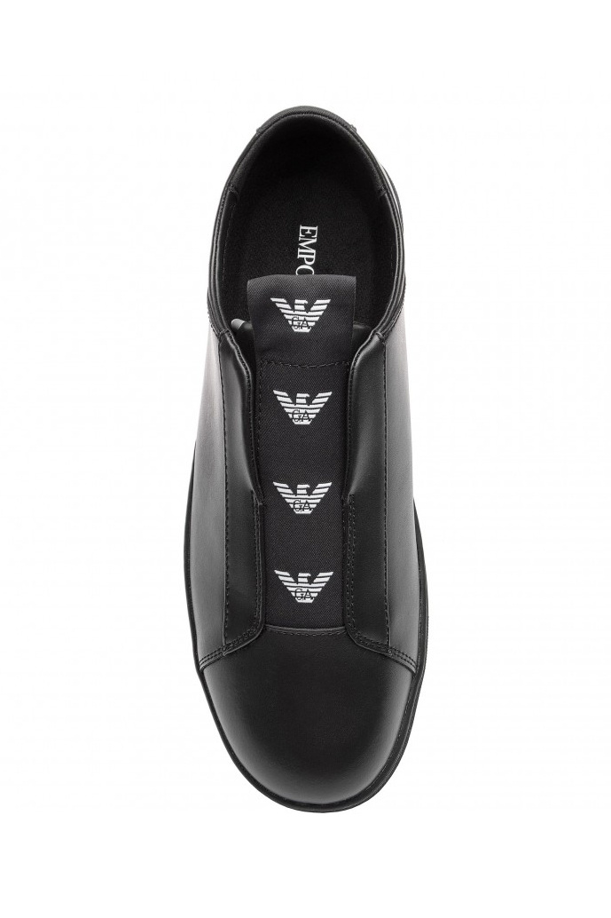 Мужской Emporio Armani Кеды из комбинированной кожи (цвет ), артикул X4X239-XL477 | Фото 3
