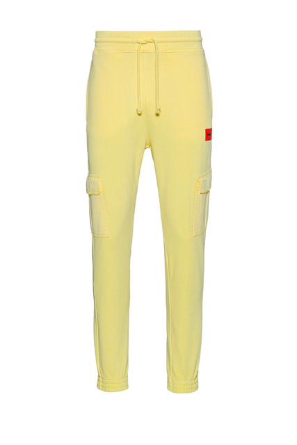 Спортивные брюки свободного кроя|Основной цвет:Желтый|Артикул:50471674 | Фото 1