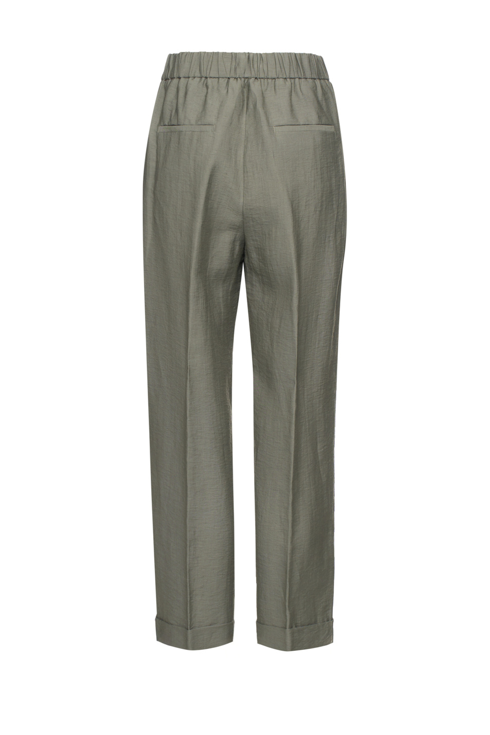 Брюки с эластичным поясом|Основной цвет:Зеленый Женский Peserico Брюки с эластичным поясом (цвет ), артикул P04036-05435 | Фото 2