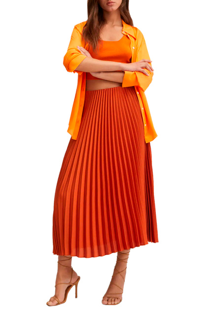 Юбка PLISADO|Основной цвет:Оранжевый|Артикул:27094759 | Фото 2