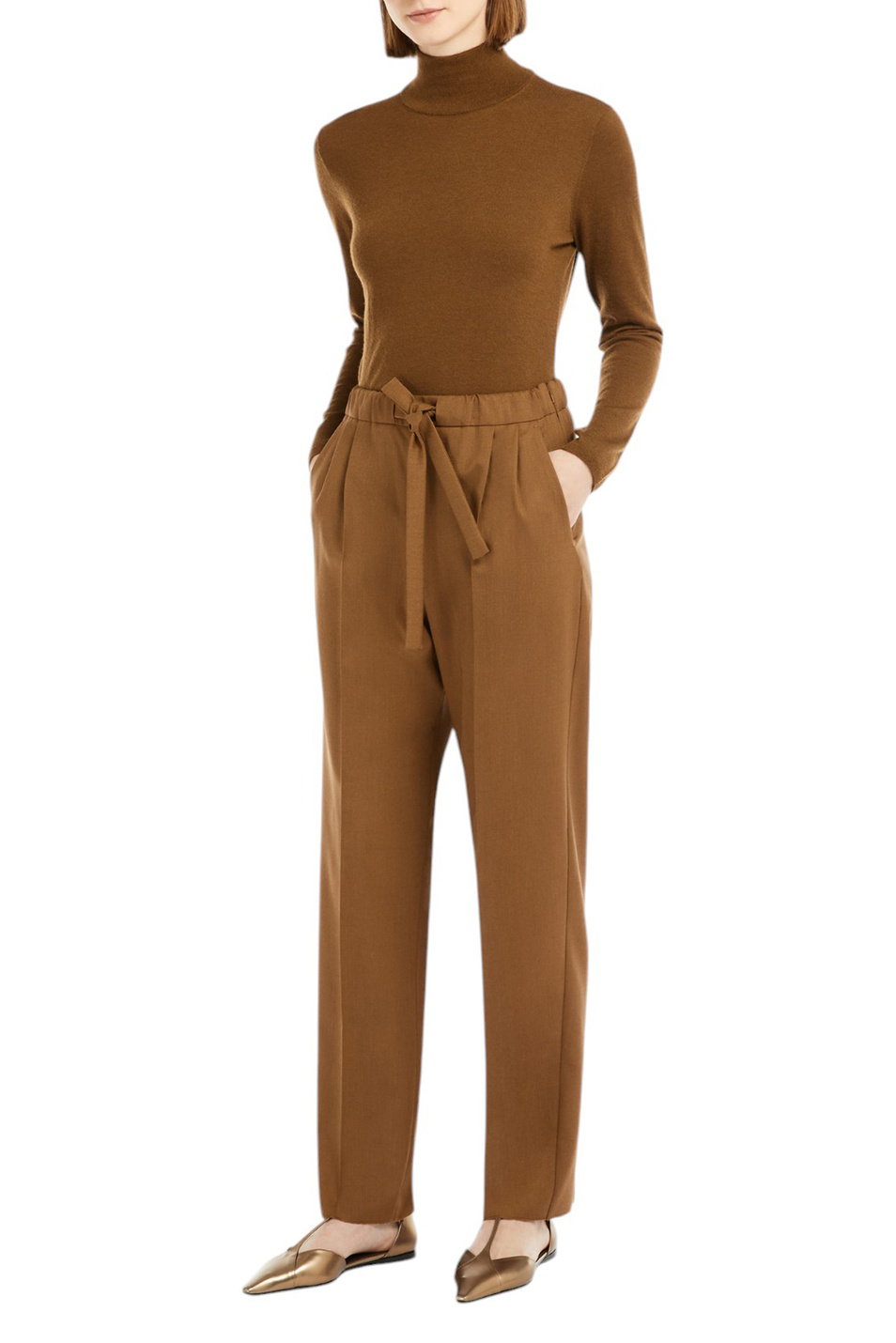 Женский Max Mara Брюки EDERE из шерсти, шелка и мохера (цвет ), артикул 2511131201 | Фото 2