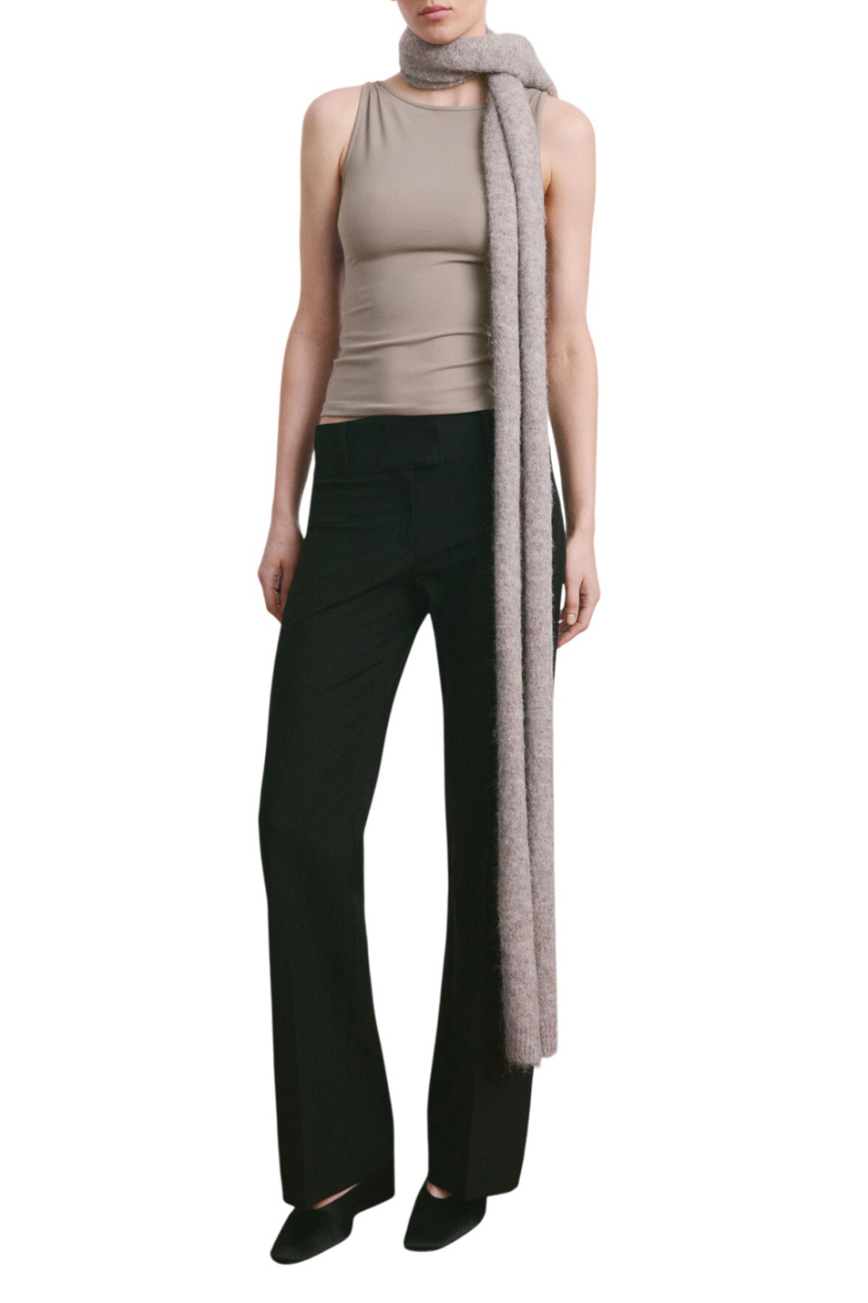 Женский Mango Топ TECLA однотонный (цвет ), артикул 27065827 | Фото 2