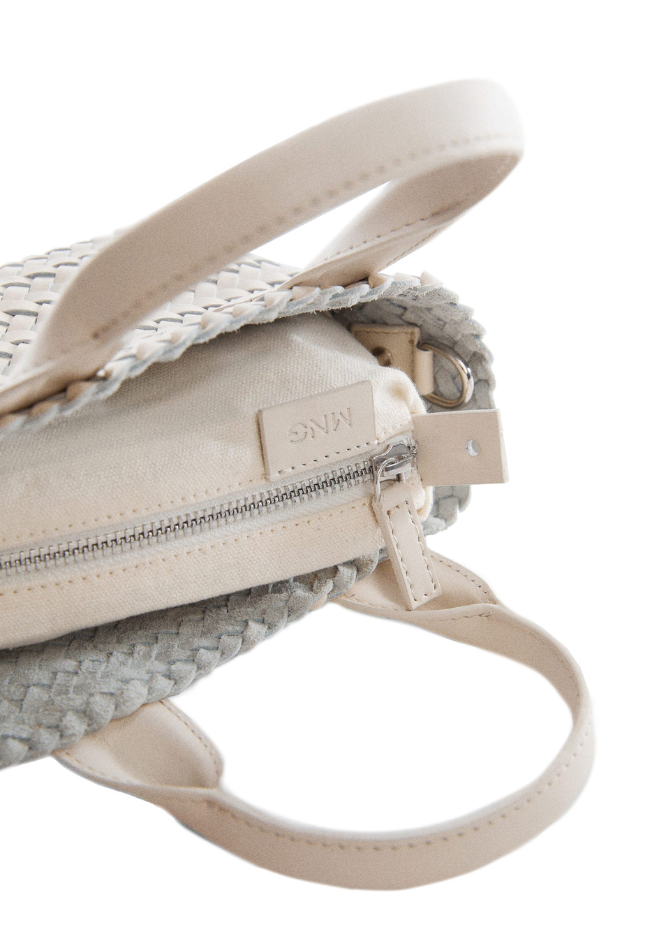 Женский Mango Сумка плетеная GARDENIA из натуральной кожи (цвет ), артикул 47075849 | Фото 3