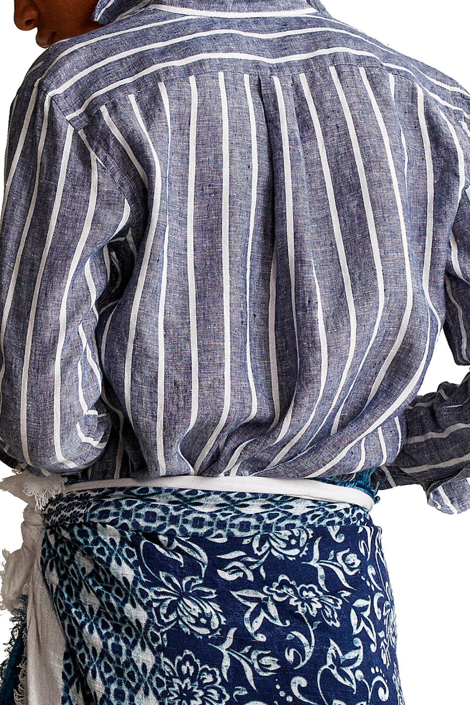 Polo Ralph Lauren Рубашка в полоску из чистого льна (цвет ), артикул 211780668009 | Фото 3
