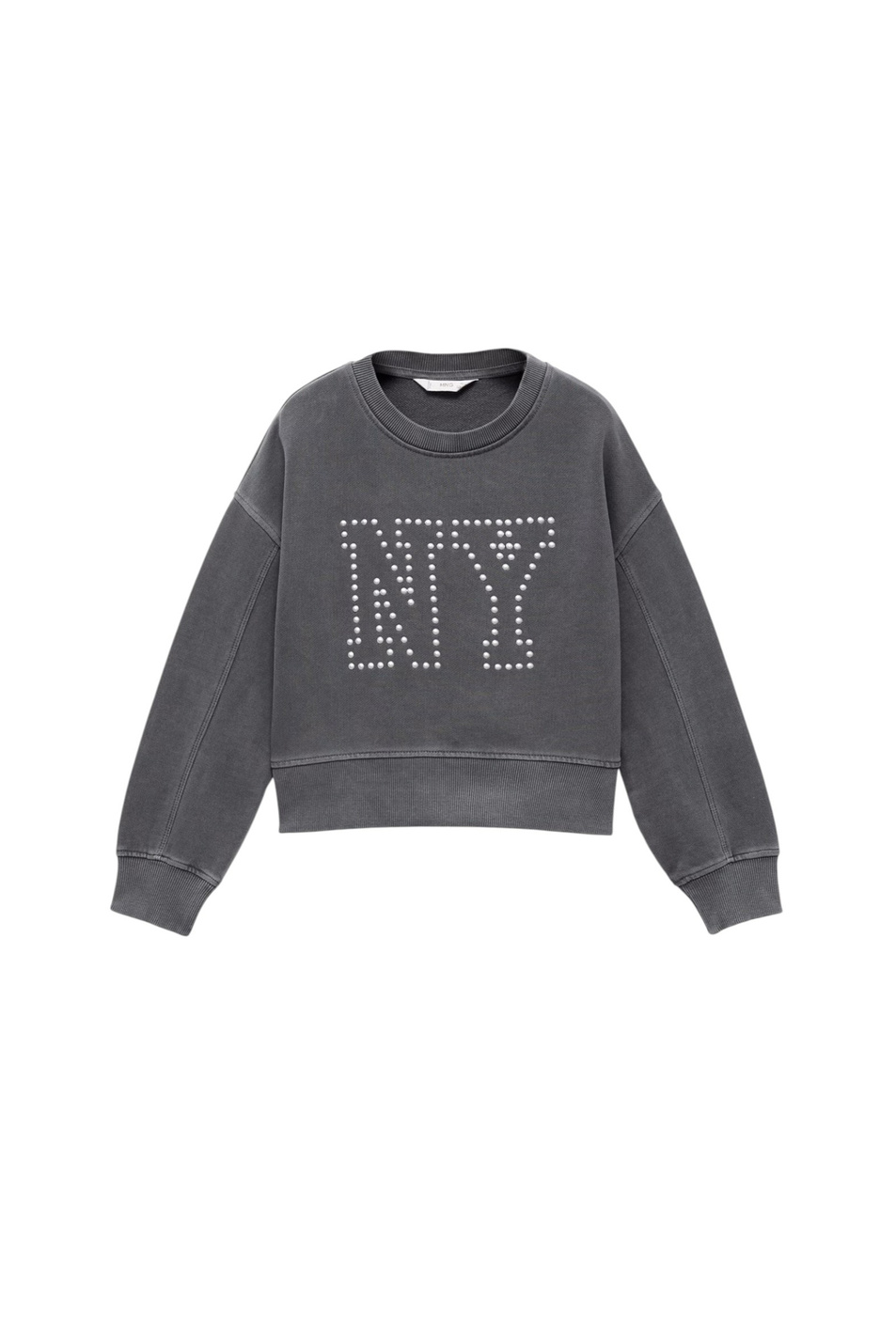 Девочкам Mango Kids Свитшот NYSET с заклепками (цвет ), артикул 17054421 | Фото 1