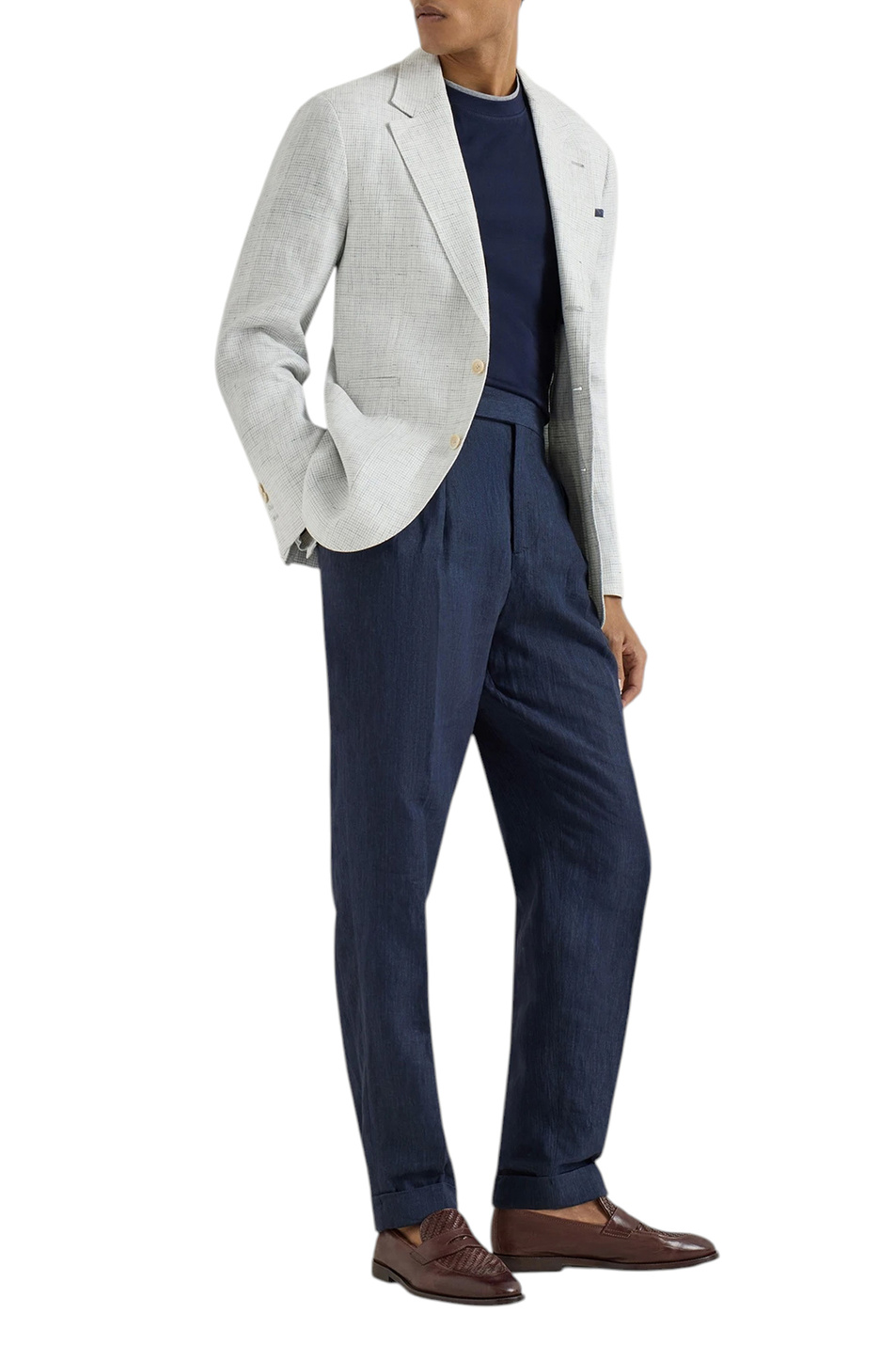 Мужской Brunello Cucinelli Футболка из хлопка (цвет ), артикул M0B137427 | Фото 2