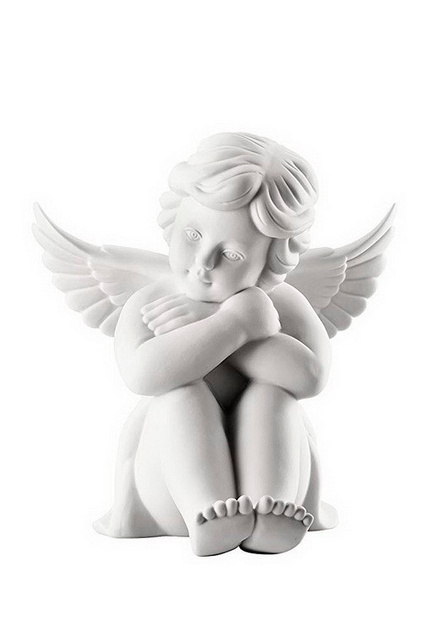 Фигурка «Сидящий ангел»|Основной цвет:Белый|Артикул:69054-000102-90089 | Фото 1