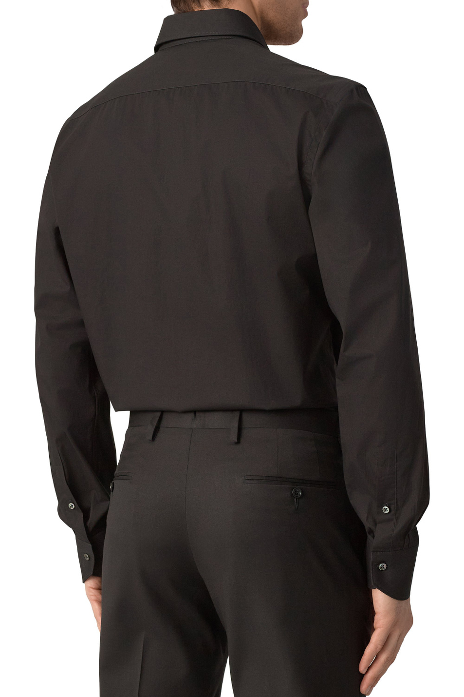 Мужской Canali Рубашка из смесового хлопка (цвет ), артикул CCLX018GA03292 | Фото 5