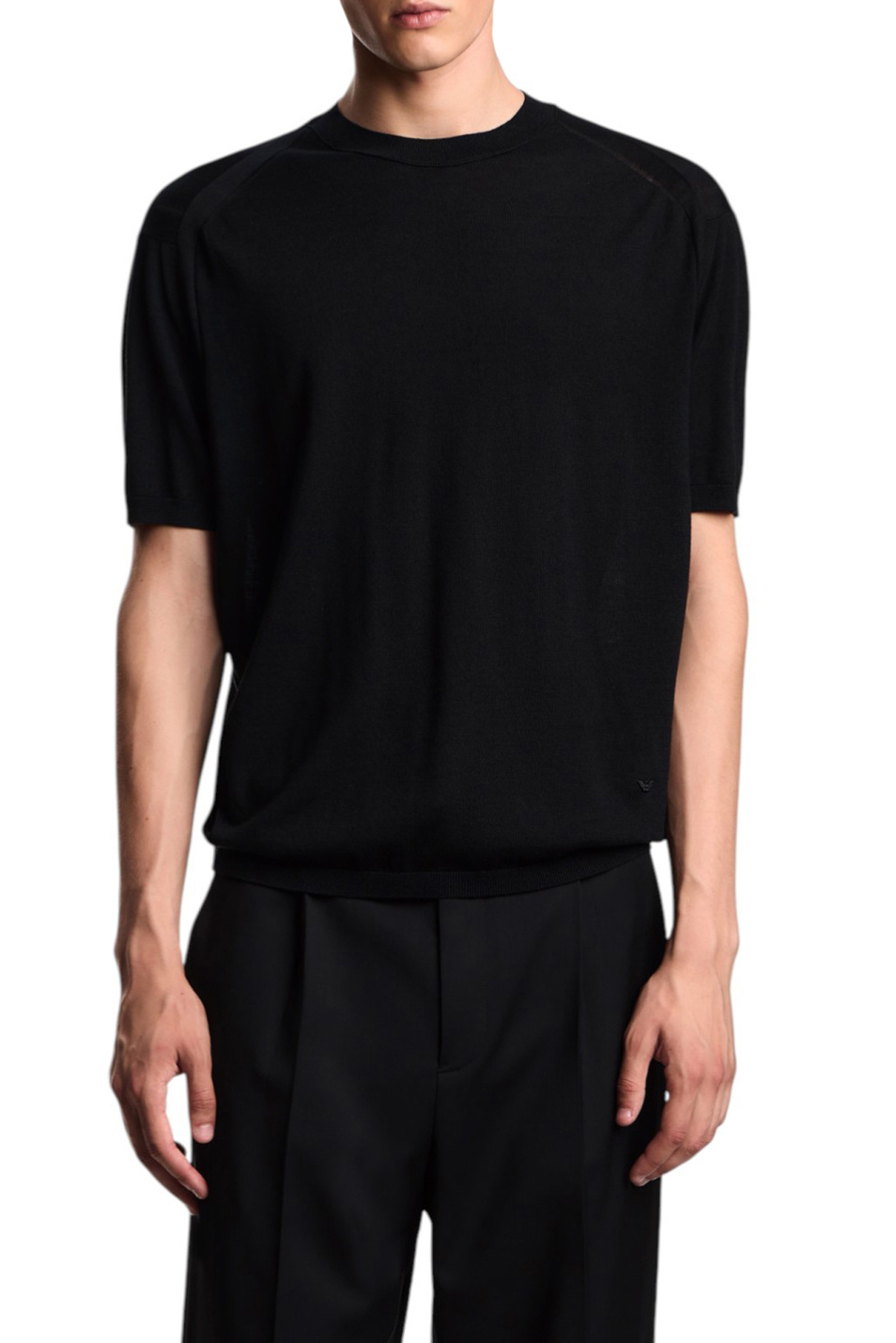 Мужской Emporio Armani Джемпер из смесовой шерсти (цвет ), артикул EM003384-AF18995 | Фото 3