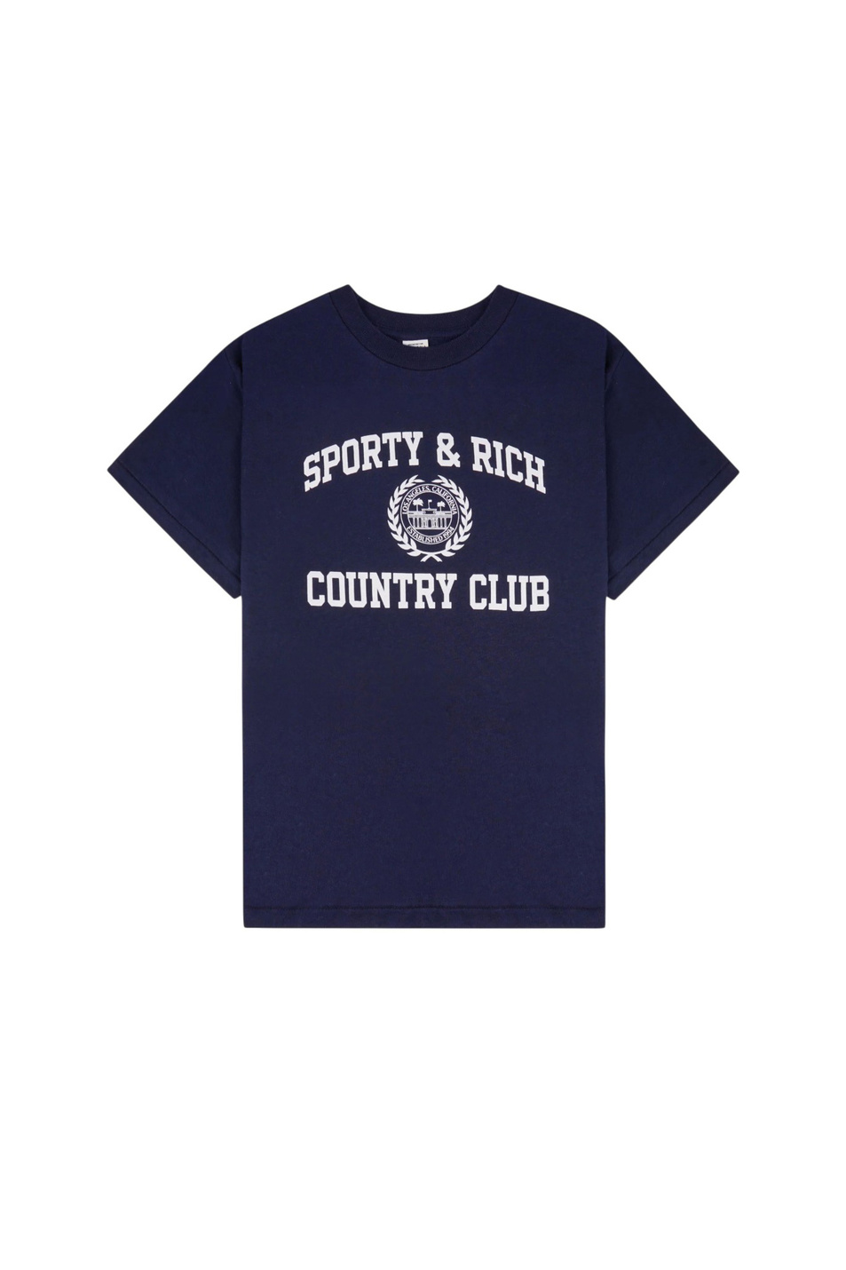 Женский Sporty & Rich Футболка Varsity Crest (цвет ), артикул TO11176218BL106 | Фото 1