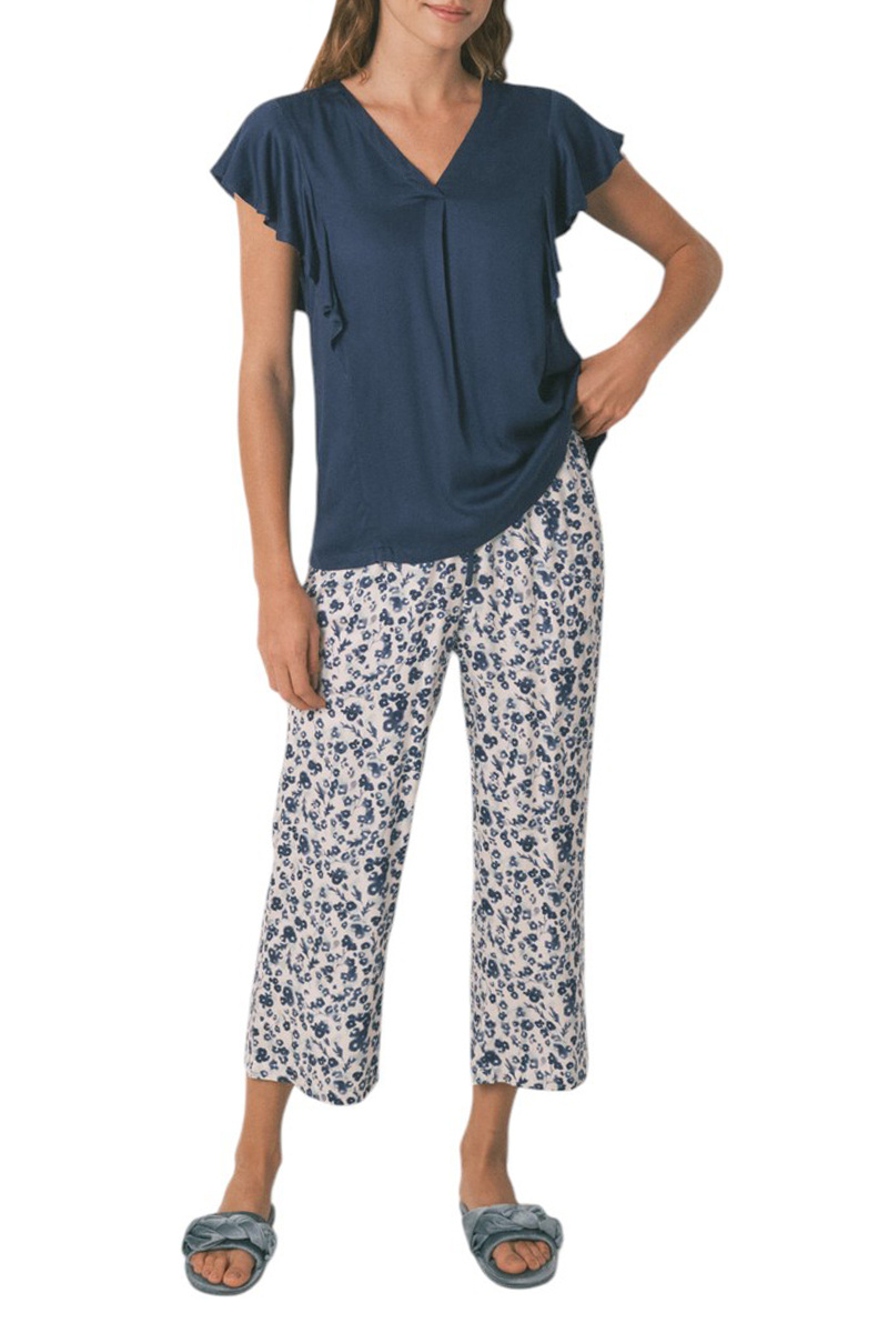 Женский Women'secret Пижама из вискозы с цветочным принтом (цвет ), артикул 3592433 | Фото 1