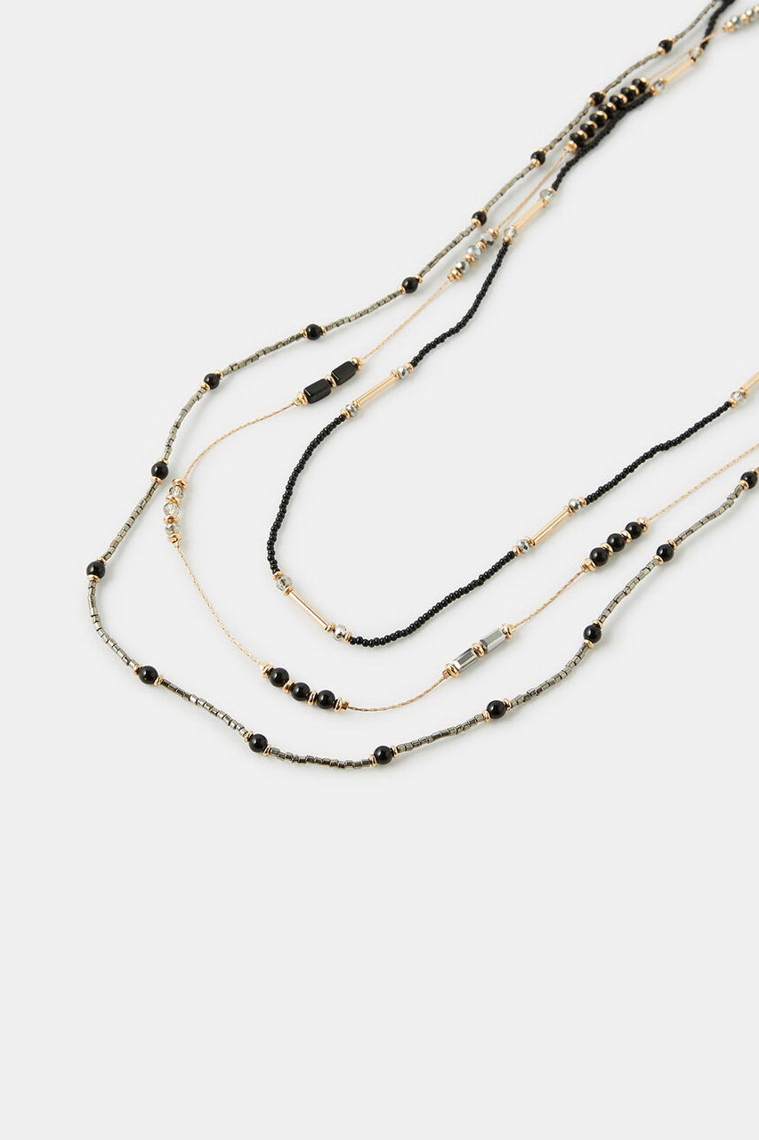 Женский Accessorize Многослойное ожерелье JENNIE с бисером (цвет ), артикул 982365 | Фото 1