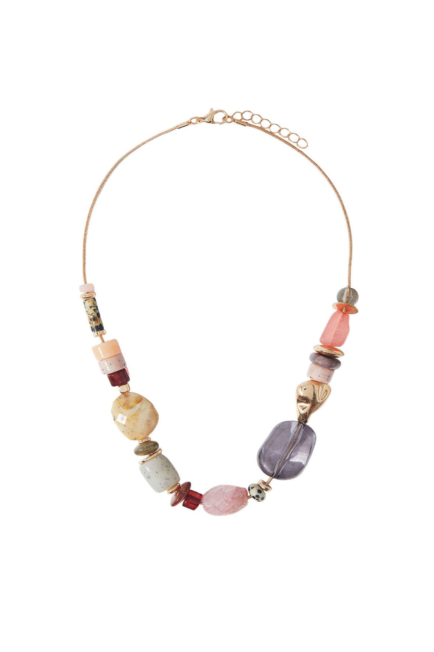 Ожерелье с камнями|Основной цвет:Мультиколор|Артикул:212493 | Фото 1