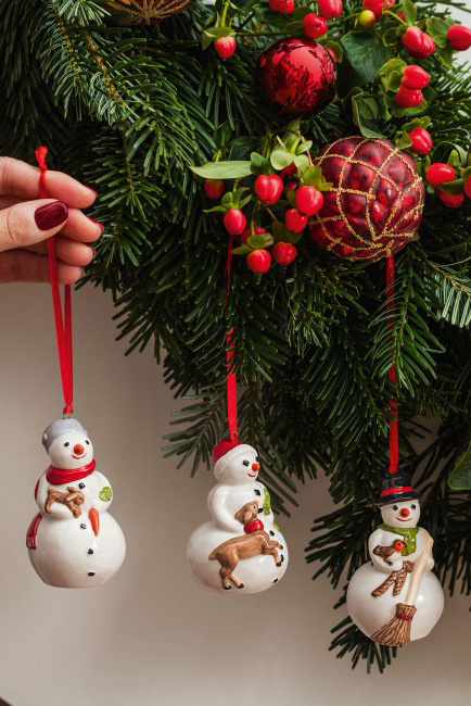 Набор фигурок "Снеговики", 5х8 см, 3 шт|Основной цвет:Белый Не имеет пола Villeroy & Boch Набор фигурок "Снеговики", 5х8 см, 3 шт (цвет ), артикул 14-8331-6693 | Фото 2