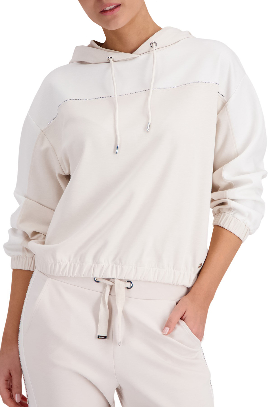 Женский Monari Худи с отделкой пайетками (цвет ), артикул 410406 | Фото 3