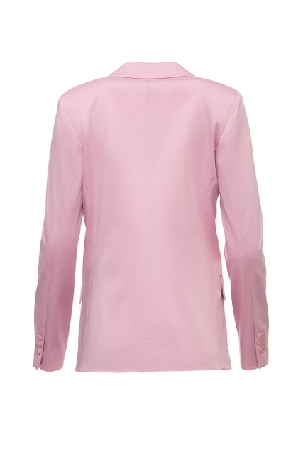 Пиджак из эластичного хлопка|Основной цвет:Розовый|Артикул:50467054 | Фото 2