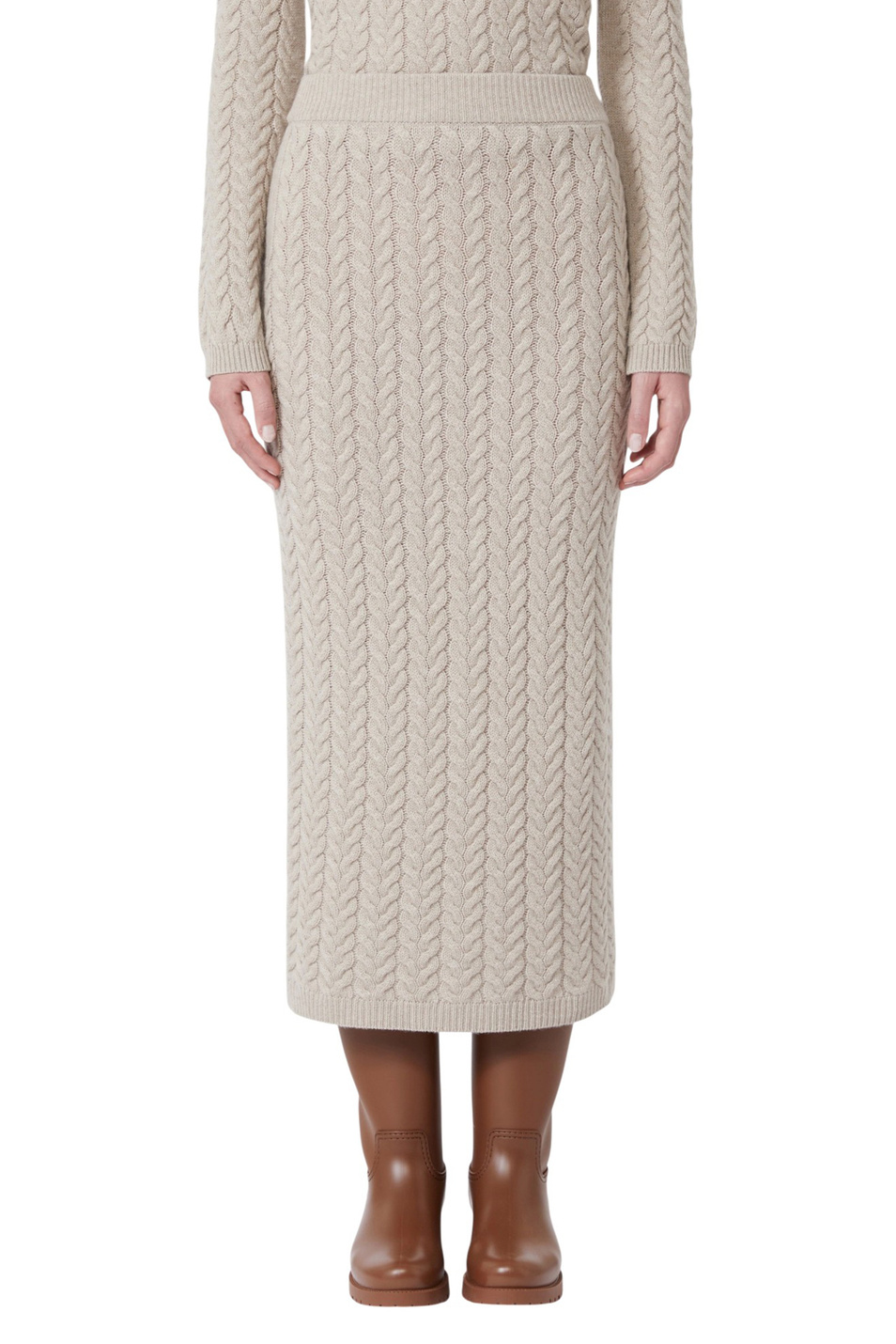 Женский Max Mara Юбка AVIGNON из шерсти и кашемира (цвет ), артикул 2529306023 | Фото 3