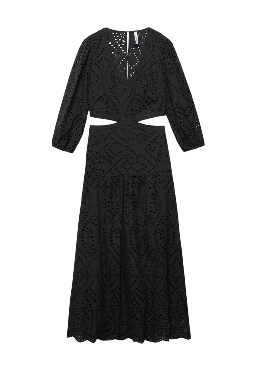 Платье LISA из натурального хлопка|Основной цвет:Черный|Артикул:67027125 | Фото 1