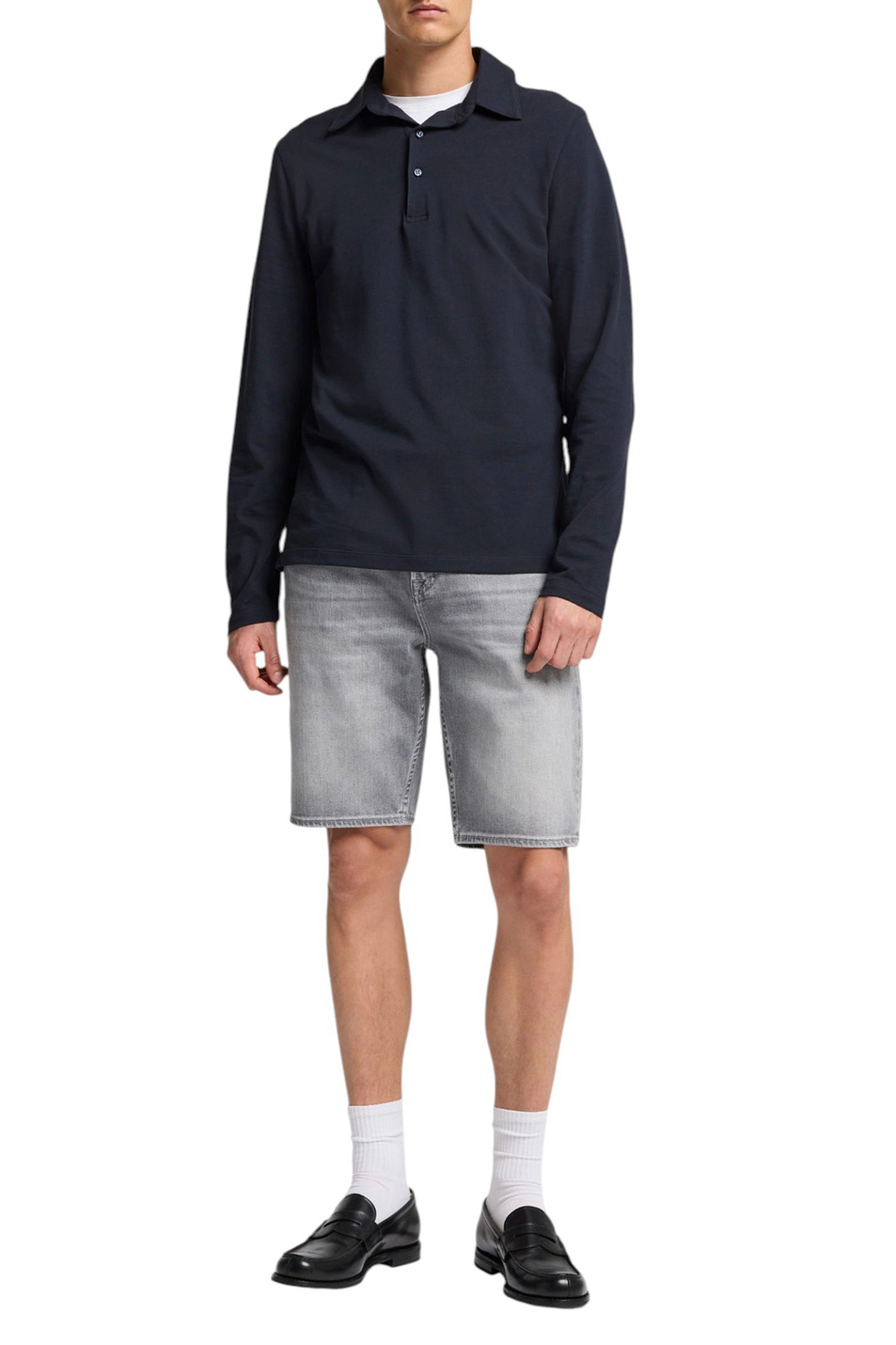Мужской 7 for all Mankind Шорты джинсовы из эластичного хлопка (цвет ), артикул 7T106R38 | Фото 2