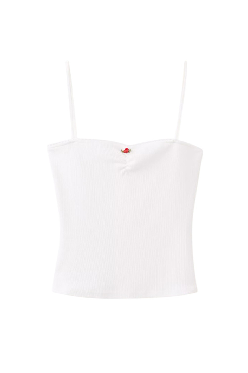 Женский Mango Топ ROSE из эластичного хлопка (цвет ), артикул 37071371 | Фото 1