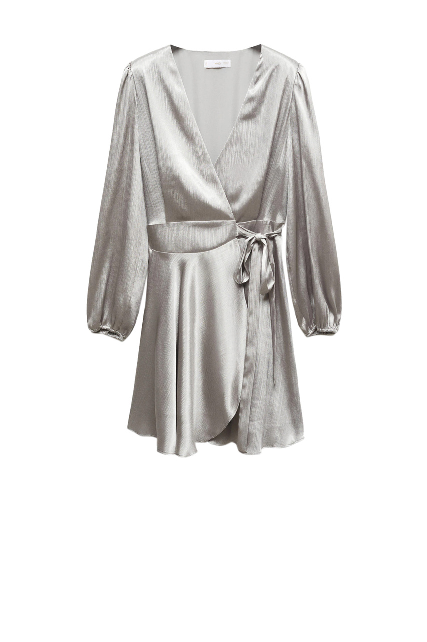 Платье RAMA с запахом|Основной цвет:Серый|Артикул:57097726 | Фото 1
