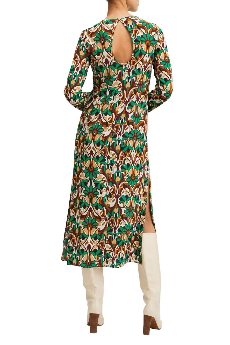 Женский Mango Платье WALL с принтом и вырезом (цвет ), артикул 27071149 | Фото 3
