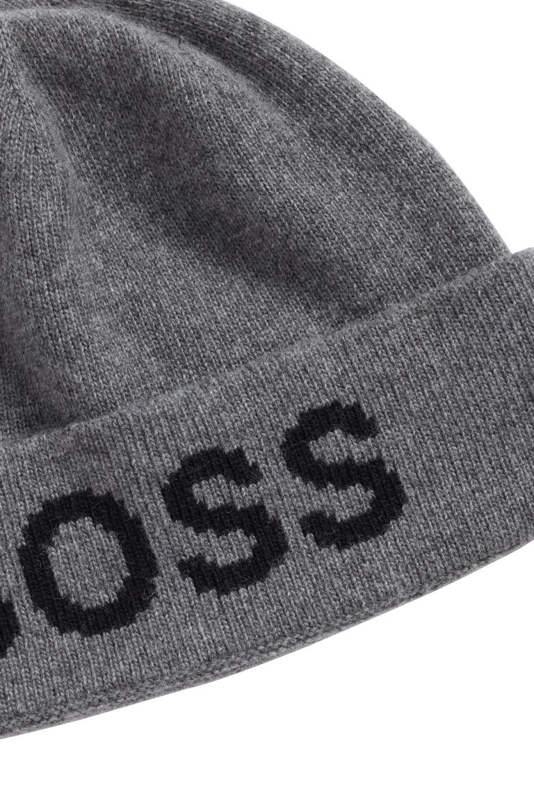 Мужской BOSS Шапка-бини из смесовой шерсти и кашемира (цвет ), артикул 50443043 | Фото 2