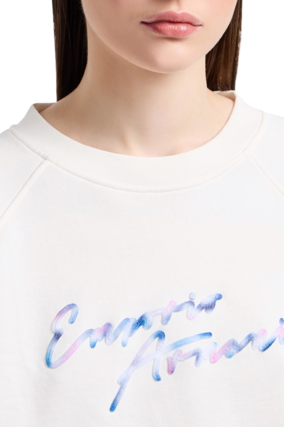 Женский Emporio Armani Свитшот из хлопка (цвет ), артикул EW000887-AF12538 | Фото 5
