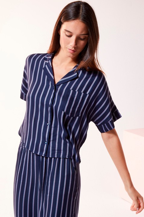 Etam Пижамная рубашка MADDY в полоску ( цвет), артикул 6523662 | Фото 1