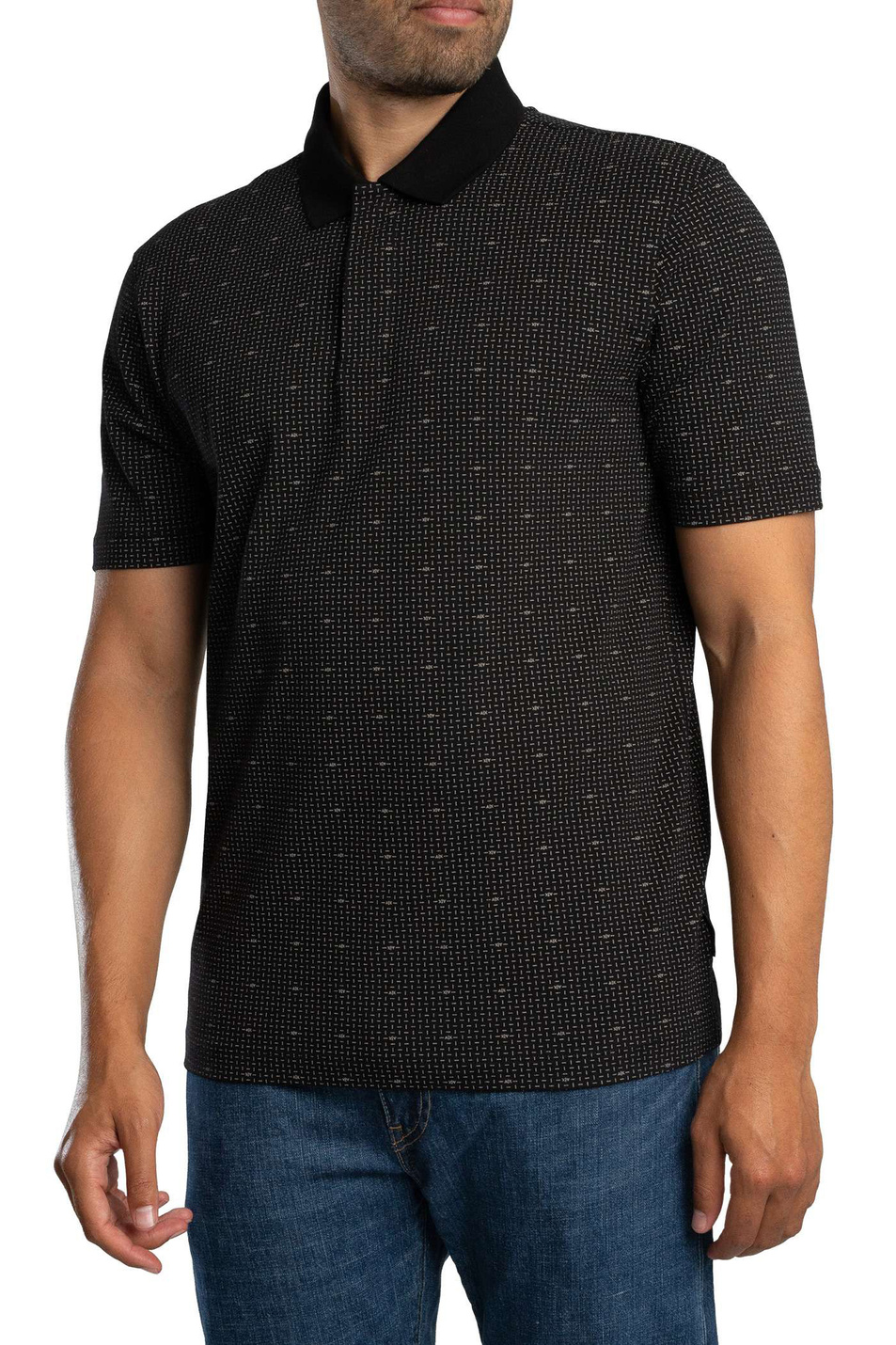 Мужской Armani Exchange Поло из эластичного хлопка (цвет ), артикул XM000736-AF10819 | Фото 3